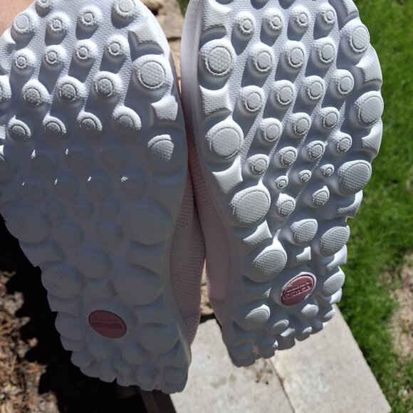 Skechers Go Walk Women's 9 Classic Jasmine Bliss Shoes Slip On White - Picture 12 of 14